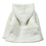 Paz Rodriguez Cappotto tinta unita con Cappuccio Panna per Neonata 012112901 PANNA PAZ RODRIGUEZ 