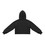 People Felpa tinta unita con Cappuccio Nero per Bambina 10424 NERO PEOPLE 