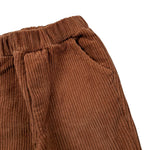 Per Te Pantalone tinta unita A Costine Marrone per Bambino 44058J MARRONE PER TE 