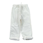 Per Te Pantalone tinta unita con Elastico In Vita Bianco per Bambino 44078 BIANCO PER TE 