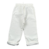 Per Te Pantalone tinta unita con Elastico In Vita Bianco per Bambino 44078 BIANCO PER TE 