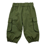 Per Te Pantalone tinta unita con Elastico In Vita Verde per Bambino 44107J VERDE PER TE 