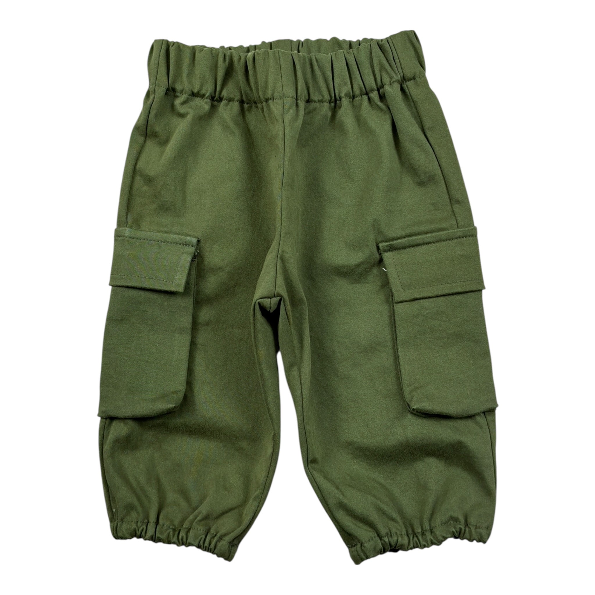 Per Te Pantalone tinta unita con Elastico In Vita Verde per Neonato 44107 VERDE PER TE 