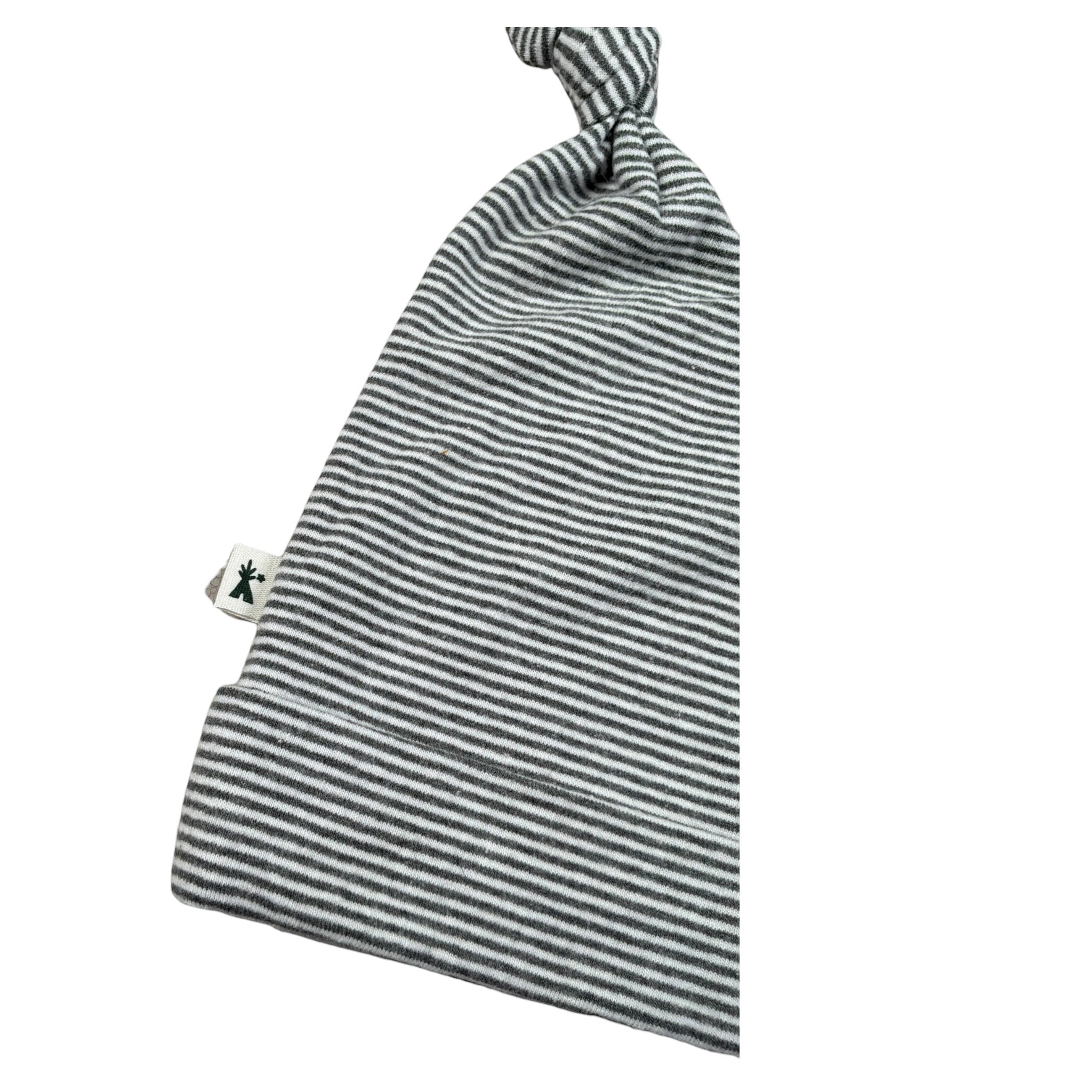 Petit - Indi Cappello Fantasia A Righe Grigio per Bambino AW24A9734J GRIGIO PETIT - INDI 