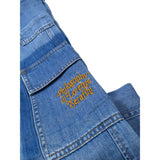 Philosophy Jeans tinta unita con Tasconi Azzurro per Bambina 19E406 AZZURRO PHILOSOPHY 