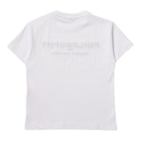 Philosophy T-Shirt tinta unita con Stampa Bianco per Bambina I1F609 BIANCO PHILOSOPHY 