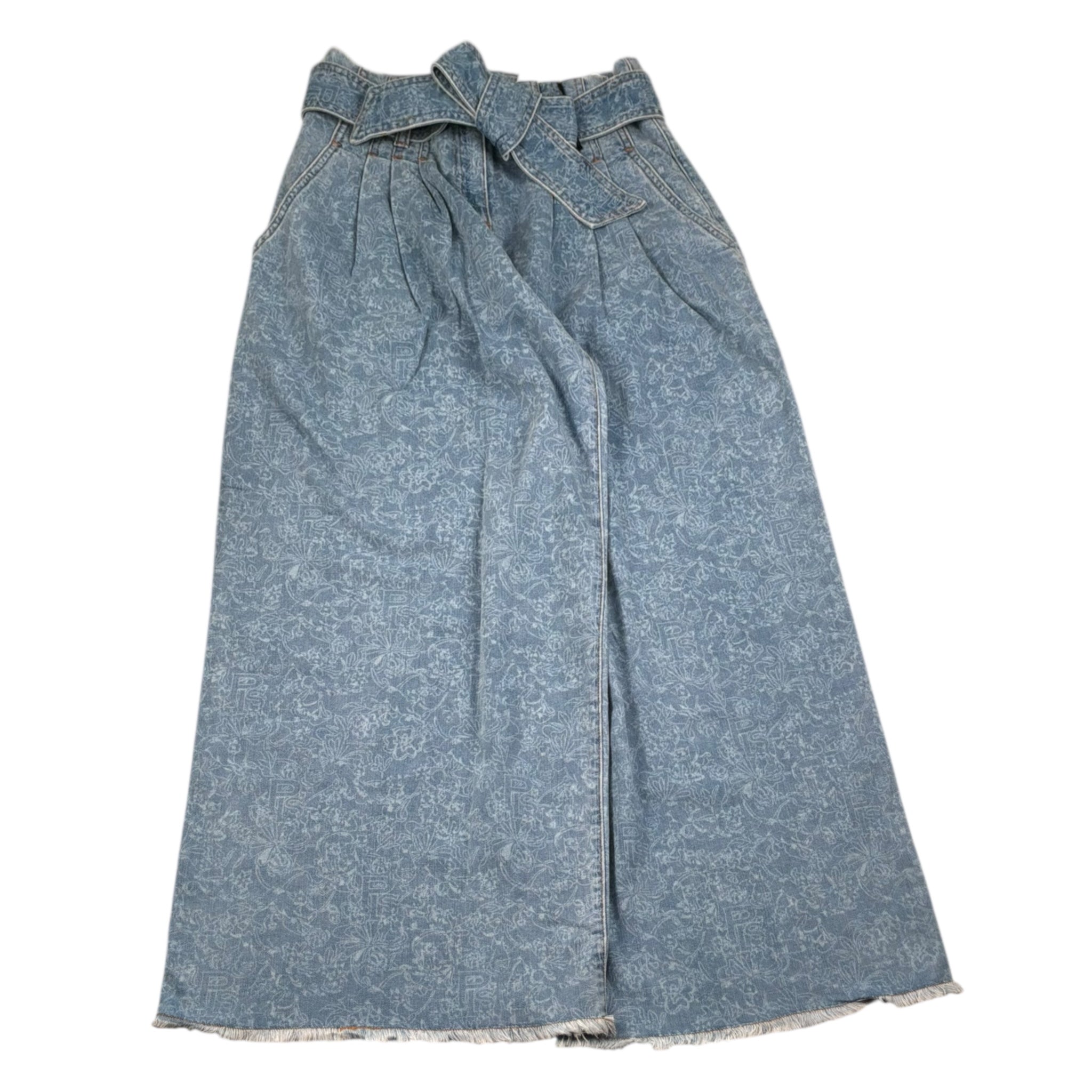 Philosophy Jeans tinta unita con Cintura Azzurro per Bambina I9E405 AZZURRO PHILOSOPHY 