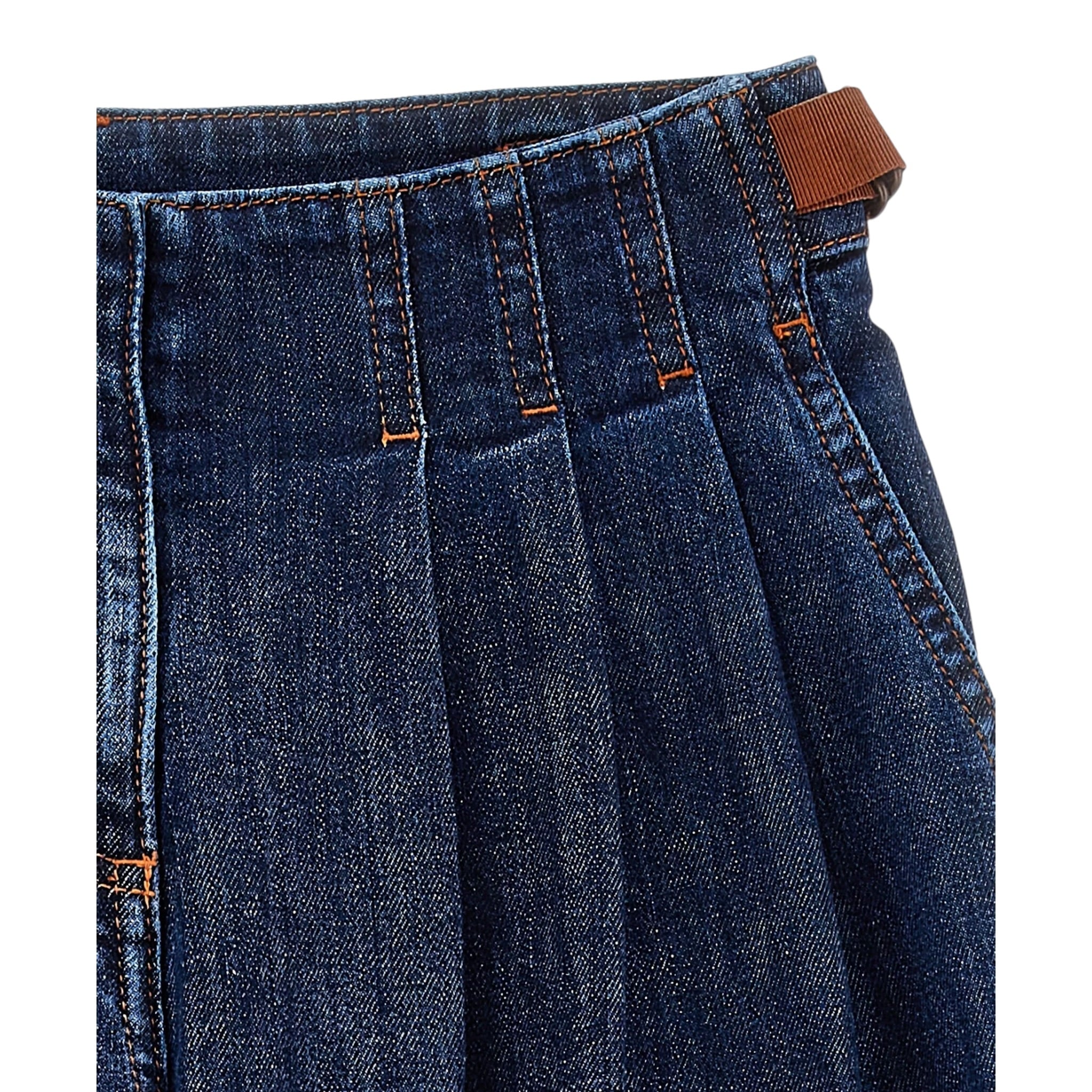 Philosophy Jeans tinta unita Modello Palazzo Blu per Bambina I9F403 BLU PHILOSOPHY 
