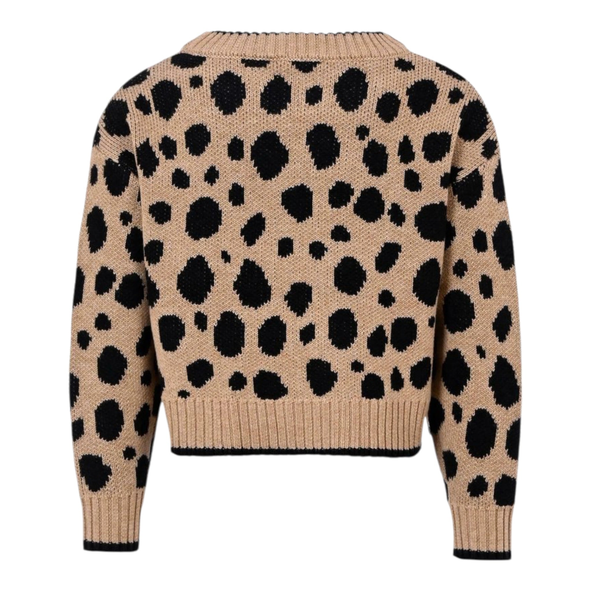 Philosophy Maglia Girocollo tinta unita con Ricami Beige per Bambina I9F618 BEIGE PHILOSOPHY 