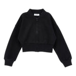 Philosophy Felpa con Zip tinta unita con Logo Nero per Bambina I9F800 NERO PHILOSOPHY 