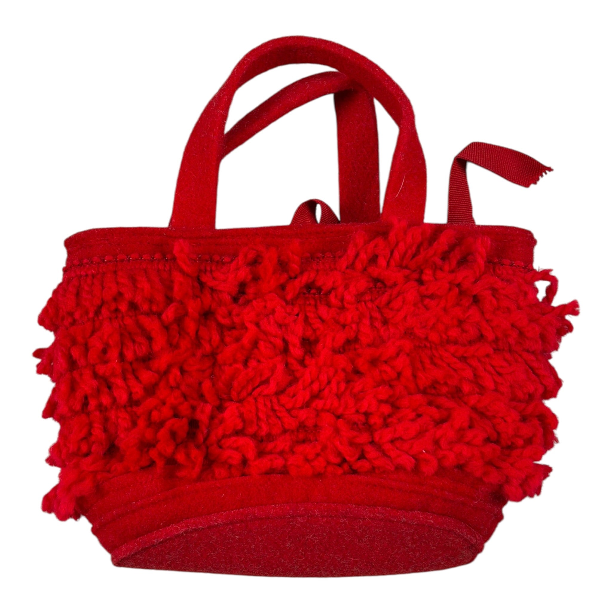 Piccola Ludo Borsa tinta unita con Applicazioni Rosso per Bambina BS6WA020 ROSSO PICCOLA LUDO 