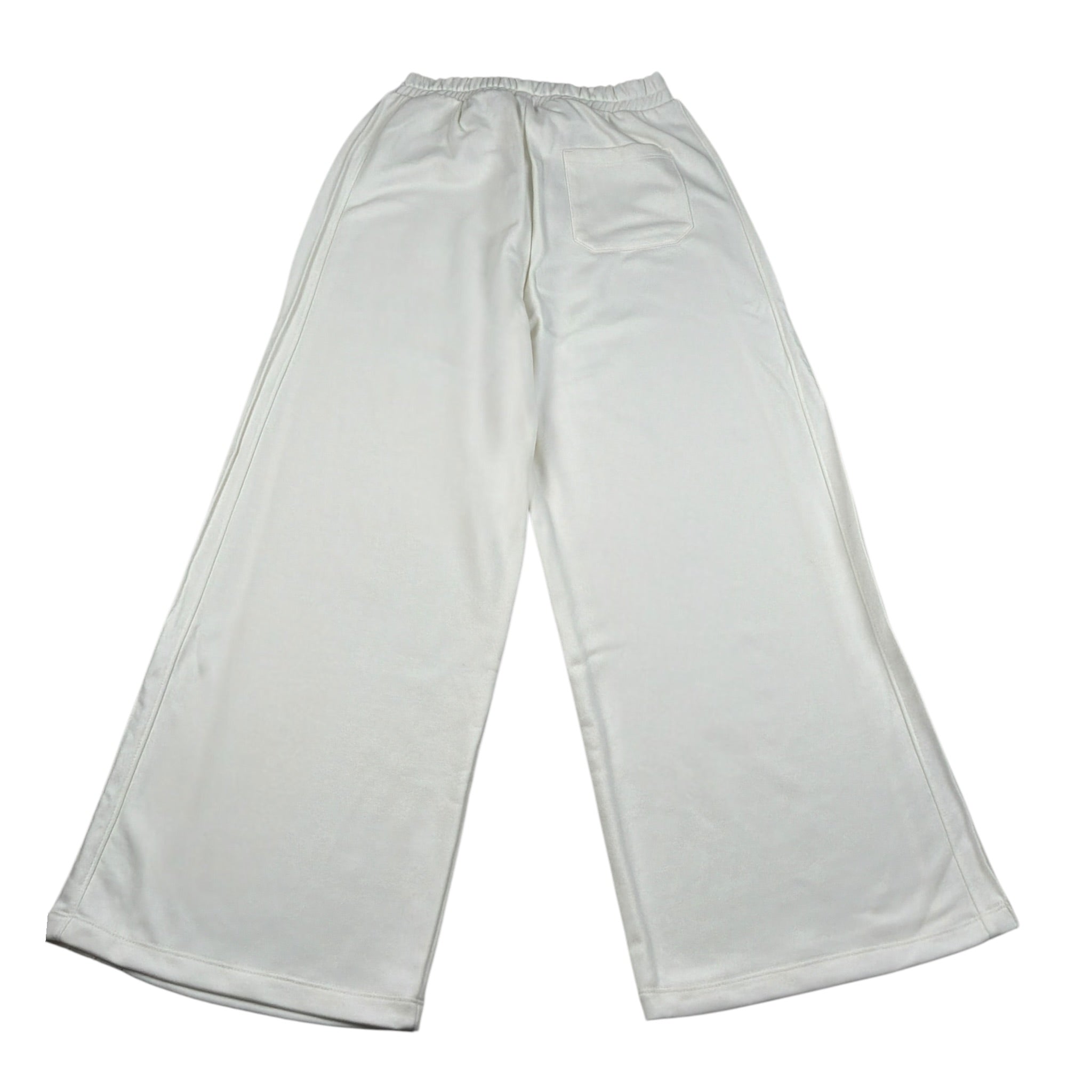 Pink Baby Pantalone Tuta tinta unita Bianco per Bambina KFPA017 BIANCO PINK BABY 