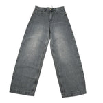 Pink Baby Jeans tinta unita con Logo Grigio per Bambina KFPA022X GRIGIO PINK BABY 