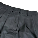 Pink Baby Pantalone tinta unita Modello Palazzo Nero per Bambina KFPA037 NERO PINK BABY 