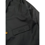 Pinko Giacca tinta unita con Logo Nero per Bambina KFGC001 NERO PINKO 