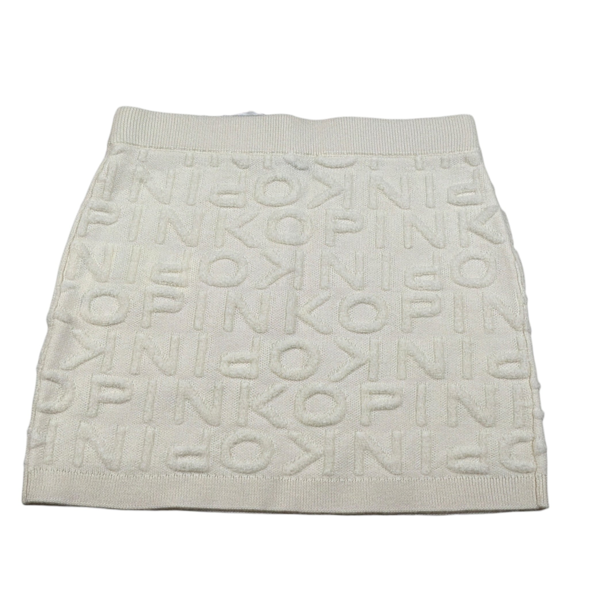 Pinko Gonna tinta unita con Elastico In Vita Panna per Bambina KFGO009 PANNA PINKO 