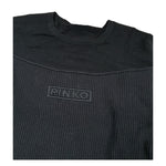 Pinko Maglia Tnta Unita Girocollo Nero per Bambina KFMA019 NERO PINKO 