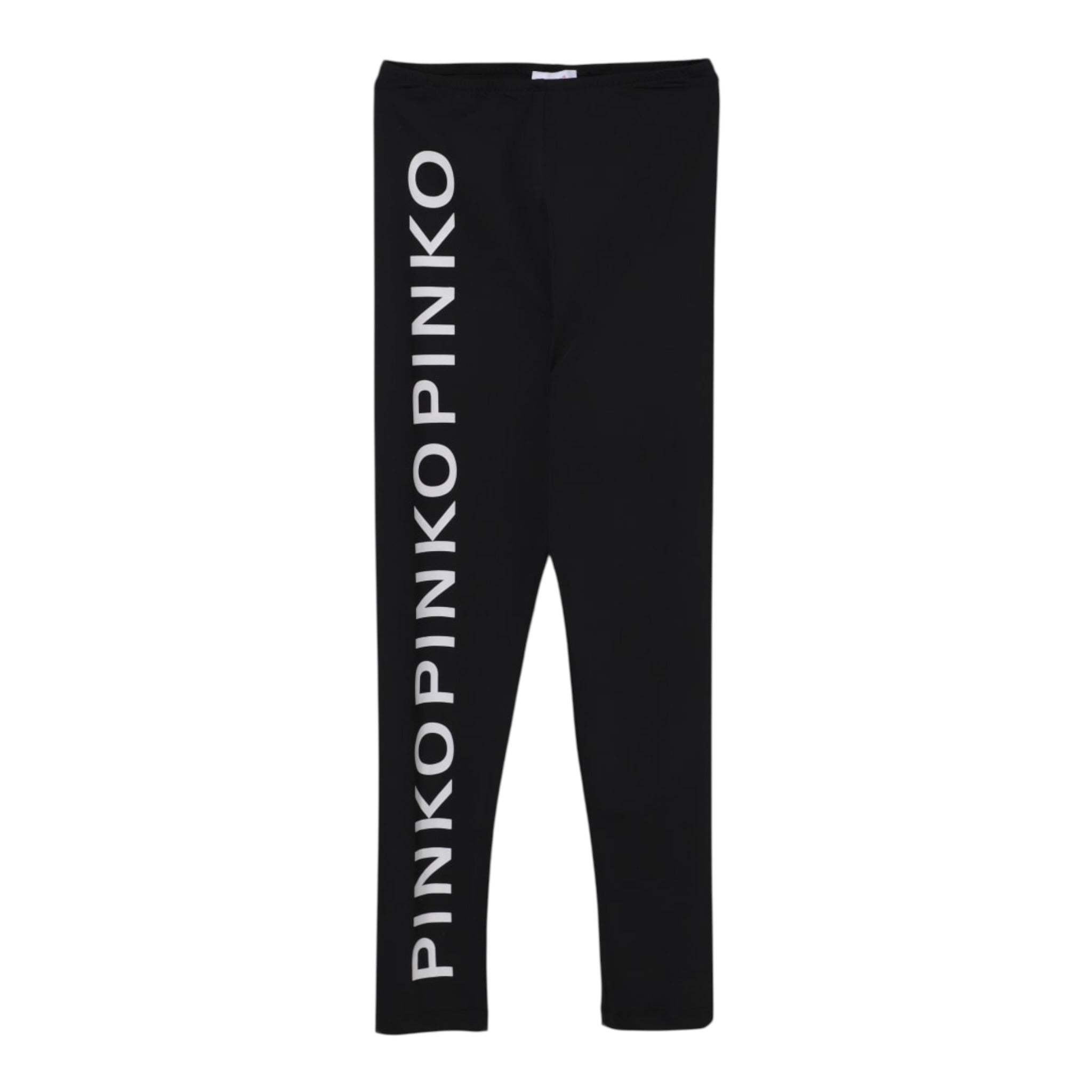 Pinko Leggins tinta unita con Logo Nero per Bambina KFPA019 NERO PINKO 