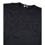 Pinko T-Shirt Girocollo tinta unita Nero per Bambina KFTS020 NERO PINKO 