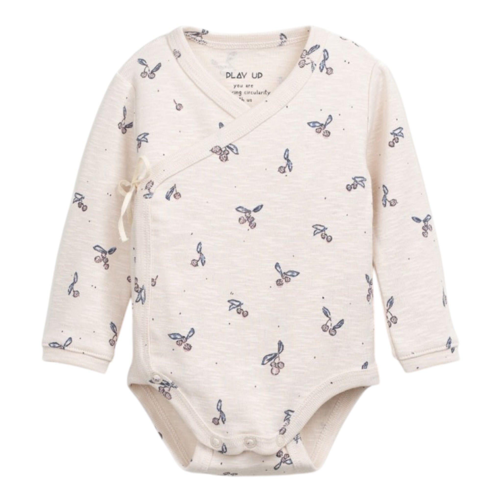 Play Up Body tinta unita con Stampa Panna per Neonata 0AR11202 PANNA PLAY UP 