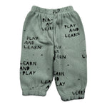 Play Up Pantalone tinta unita con Stampa Verde per Neonato 1AR11606 VERDE PLAY UP 