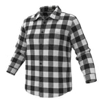 Please Camicia Bicolore con Fantasia A Quadri Bianco/Nero per Bambino CL61103B77 BIANCO/NERO PLEASE 