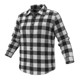 Please Camicia Bicolore con Fantasia A Quadri Bianco/Nero per Neonato CL61103B77N BIANCO/NERO PLEASE 