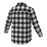 Please Camicia Bicolore con Fantasia A Quadri Bianco/Nero per Neonato CL61103B77N BIANCO/NERO PLEASE 