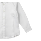 Please Camicia tinta unita Manica Lunga Bianco per Bambino CL65270B77 BIANCO PLEASE 