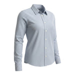 Please Camicia tinta unita con Fantasia A Righe Azzurro per Bambina CL73271G78 AZZURRO PLEASE 
