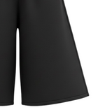 Please Pantalone tinta unita Modello A Palazzo Nero per Bambina FJ52040G78 NERO PLEASE 