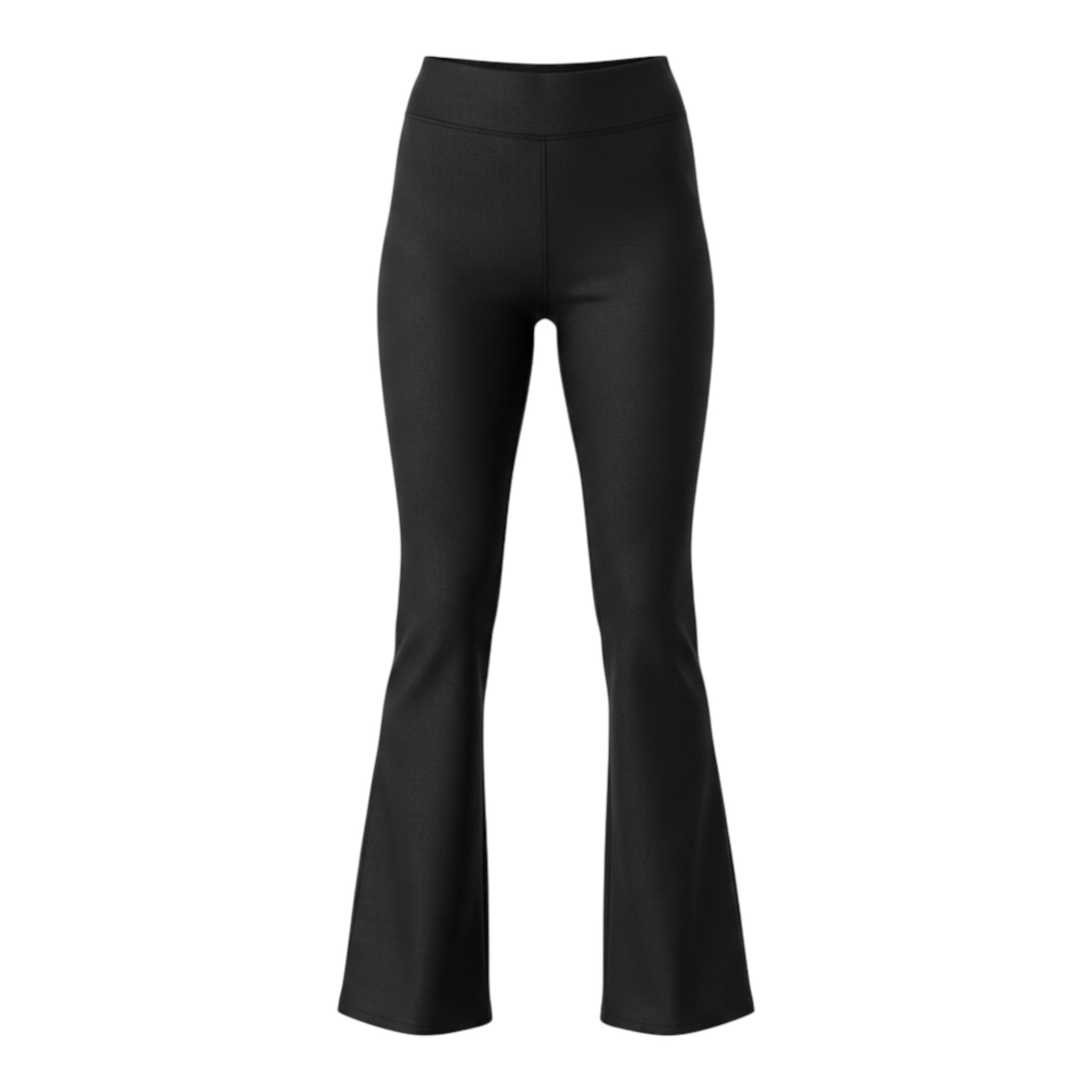 Please Leggins tinta unita Modello A Zampa Nero per Bambina FL01032G77 NERO PLEASE 