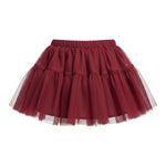 Please Gonna tinta unita In Velluto Rosso per Bambina GB07290G77J ROSSO PLEASE 