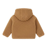 Please Giubbino Modello Teddy con Zip E Cappuccio Biscotto per Bambino JB55260B77J BISCOTTO PLEASE 