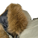 Please Giubbino Modello Parka tinta unita con Cappuccio Verde per Bambino JE16160G78 VERDE PLEASE 