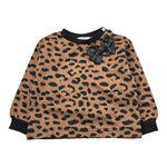 Please Maglia tinta unita con Fantasia Maculata Biscotto per Neonata LB05174G77 BISCOTTO PLEASE 