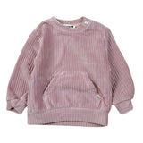 Please Maglia tinta unita Girocollo Modello Felpa Rosa per Neonata LB21021G77 ROSA PLEASE 