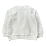 Please Felpa tinta unita con Stampa Bianco per Bambina LB35040G78 BIANCO PLEASE 