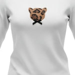Please Shirt Girocollo tinta unita con Stampa Bianco per Neonata ML03030G77 BIANCO PLEASE 