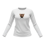 Please Shirt Girocollo tinta unita con Stampa Bianco per Bambina ML03030G77J BIANCO PLEASE 