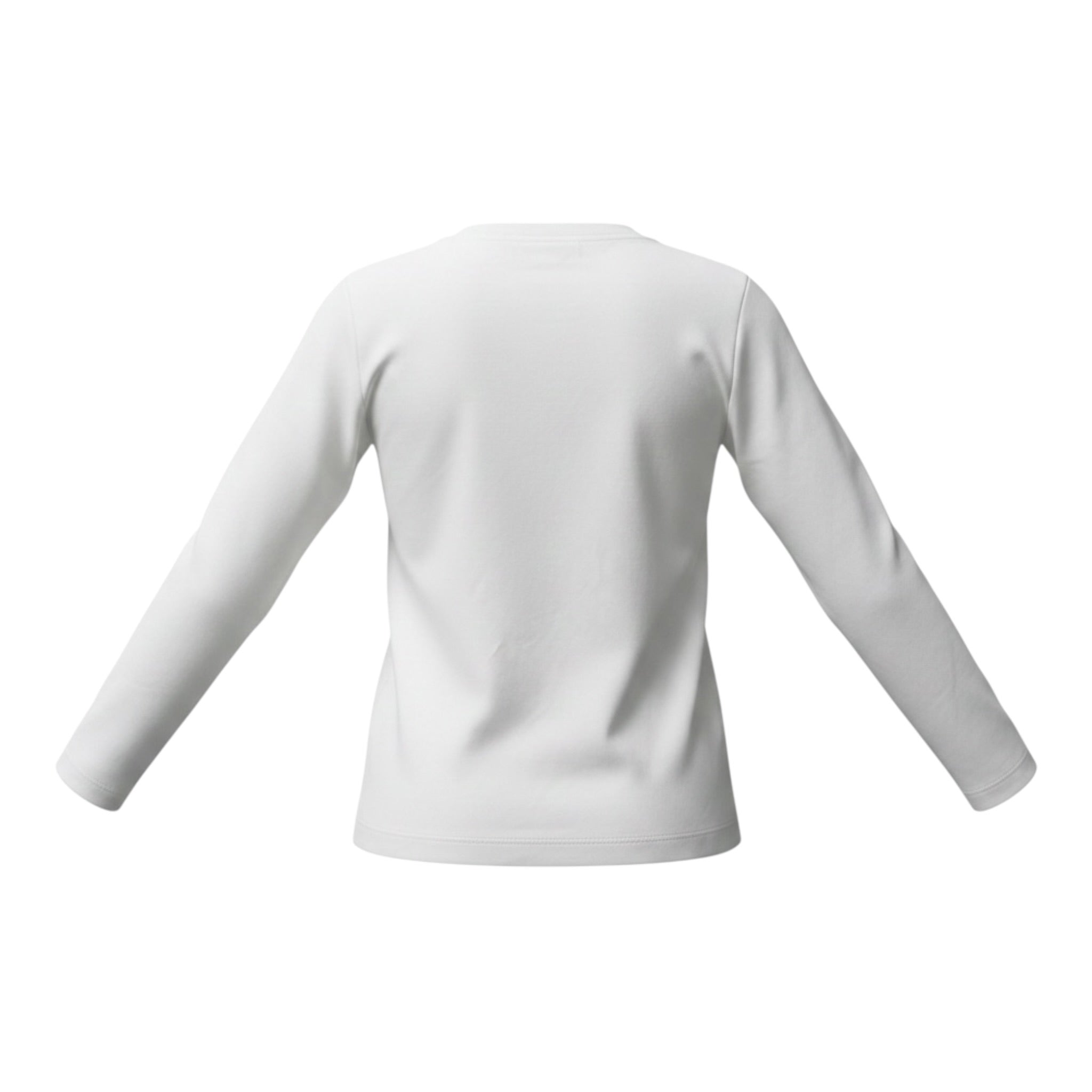Please Shirt tinta unita con Applicazioni Bianco per Bambina ML04030G77 BIANCO PLEASE 