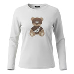 Please T-Shirt Girocollo con Stampa Bianco per Bambino ML42030B77 BIANCO PLEASE 