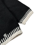 Please Maglia tinta unita con Profili In Contrasto Nero per Bambina NB17230G78 NERO PLEASE 