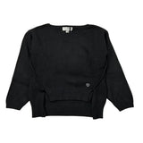 Please Maglia tinta unita Girocollo Nero per Bambina NB20230G78 NERO PLEASE 