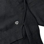 Please Maglia tinta unita Girocollo Nero per Bambina NB20230G78 NERO PLEASE 