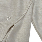 Please Maglia tinta unita Girocollo Beige per Bambina NB20230G78X BEIGE PLEASE 