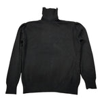 Please Maglia tinta unita Collo Alto Nero per Bambina NB90230B66 NERO PLEASE 