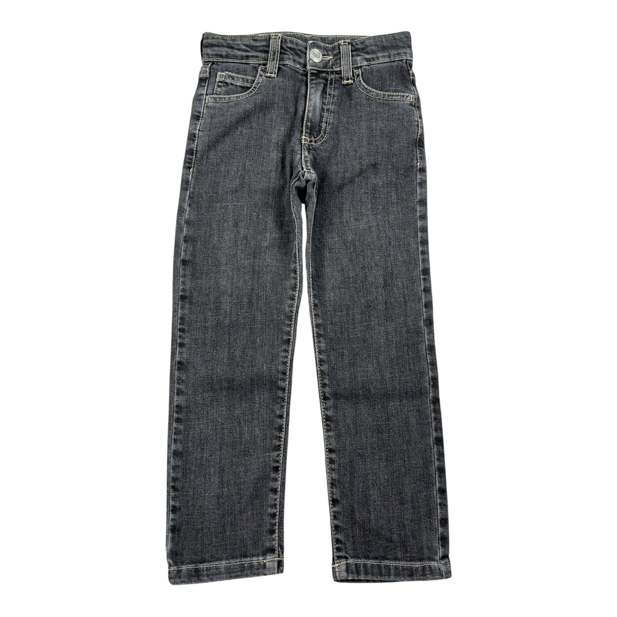 Please Jeans tinta unita con Girovita Regolabile Nero per Bambino PE03012B77 NERO PLEASE 