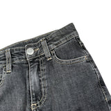 Please Jeans tinta unita con Girovita Regolabile Nero per Bambino PE03012B77 NERO PLEASE 