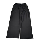 Please Pantalone tinta unita con Elastico In Vita Nero per Bambina PE30172G78 NERO PLEASE 